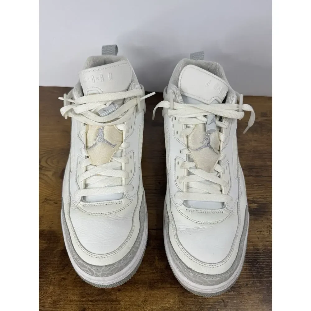 Size 12 - Jordan Spizike Low Summit White Photon Dust